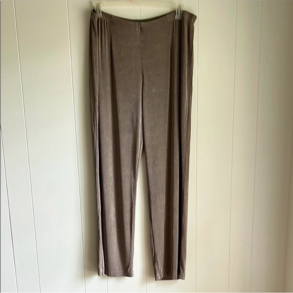 Chico’s Women’s Straight Leg Elastic Waist Beach Lagen Look Capsule Pants Sz XXL - Picture 1 of 9